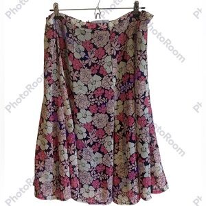 Sag Harbor Floral Skirt size L